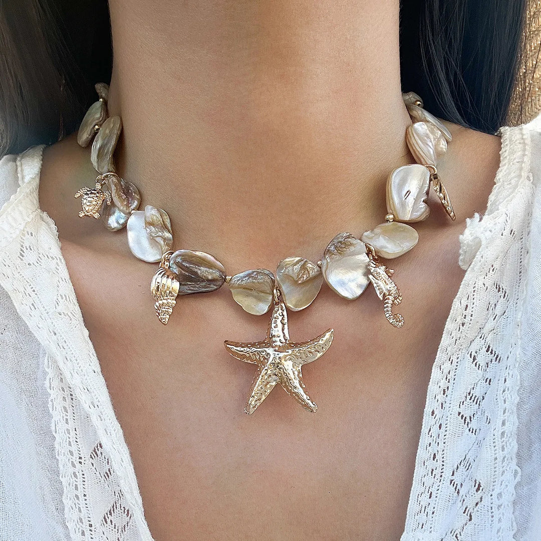 Nautical star necklace