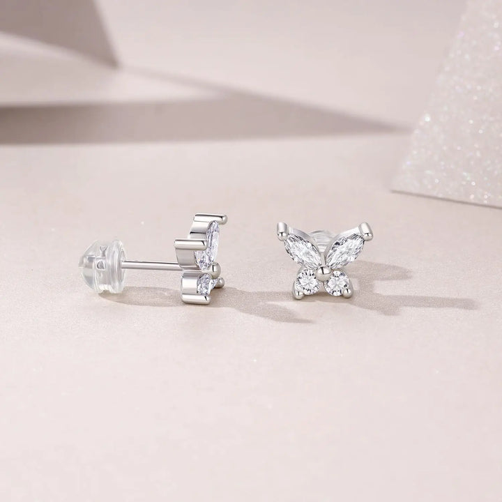 Diamond Butterfly earrings