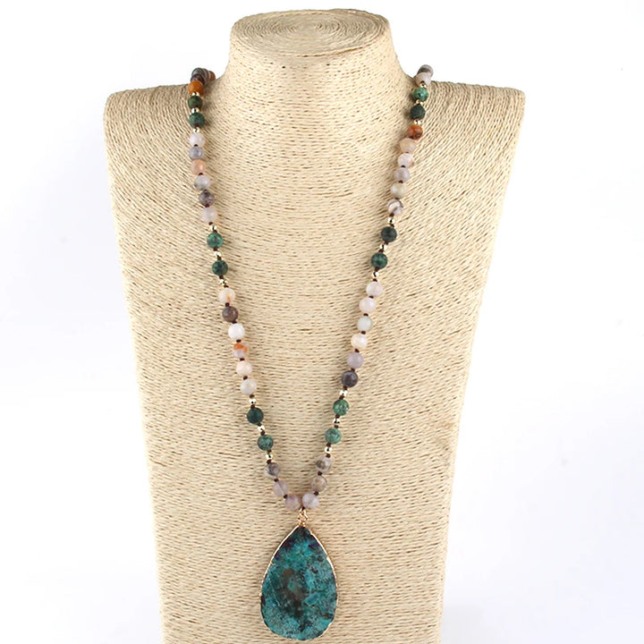 Huge turquoise necklace