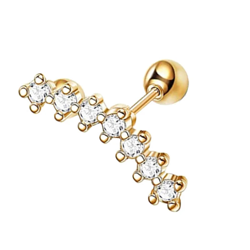 Flat back earrings