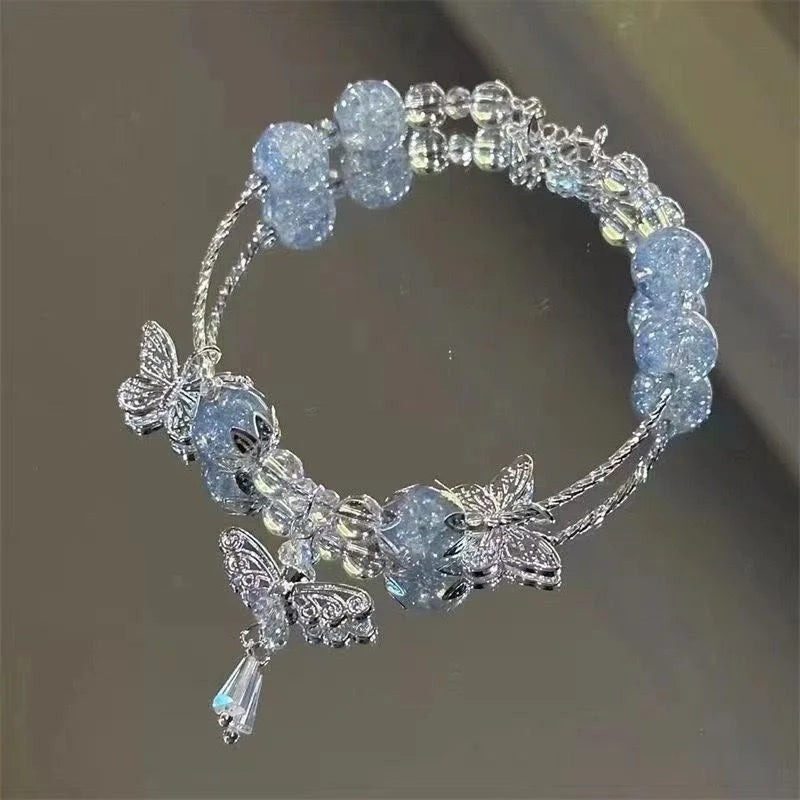 Flower beads bracelet