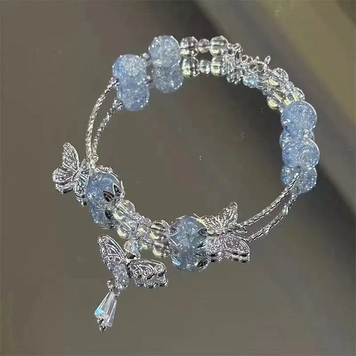 Flower beads bracelet