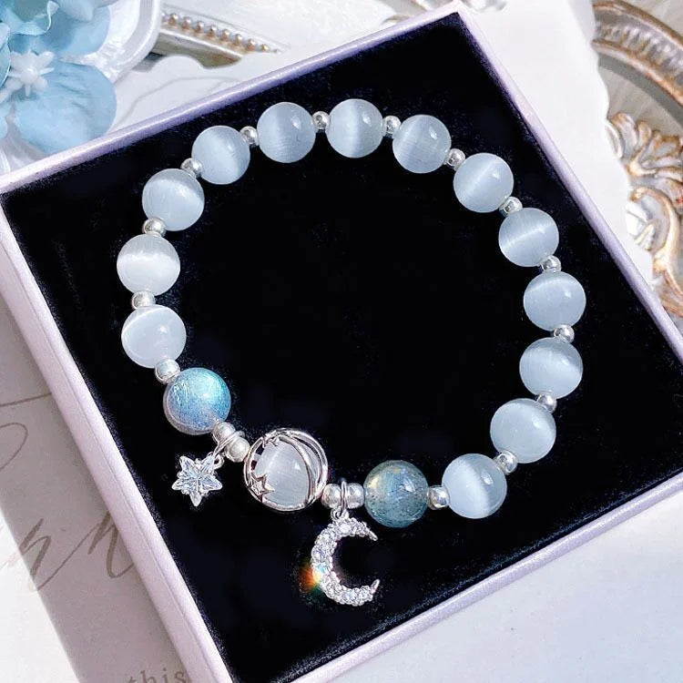 Flower beads bracelet