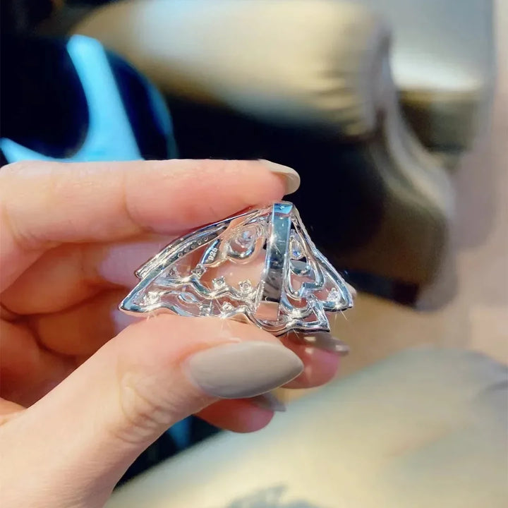 Butterfly wing ring