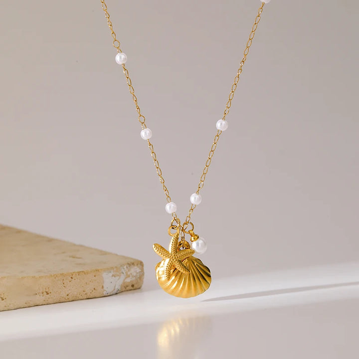 Seashell necklace