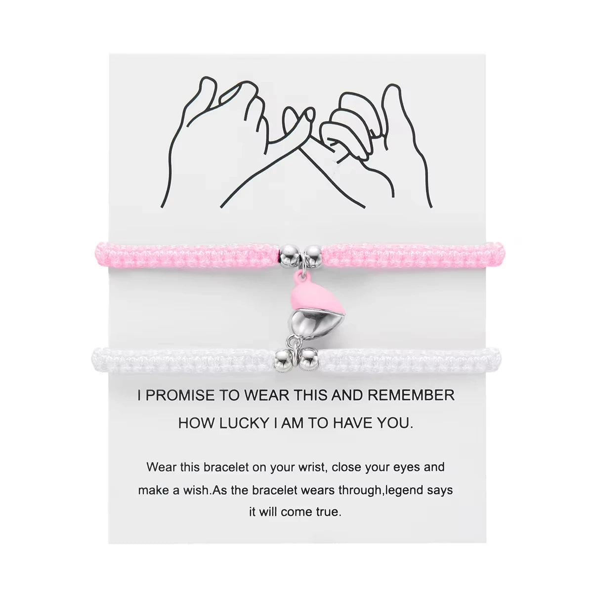 Heart friendship bracelet