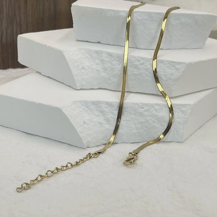 Huge gold necklace