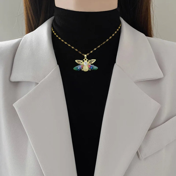 Bumble bee necklace