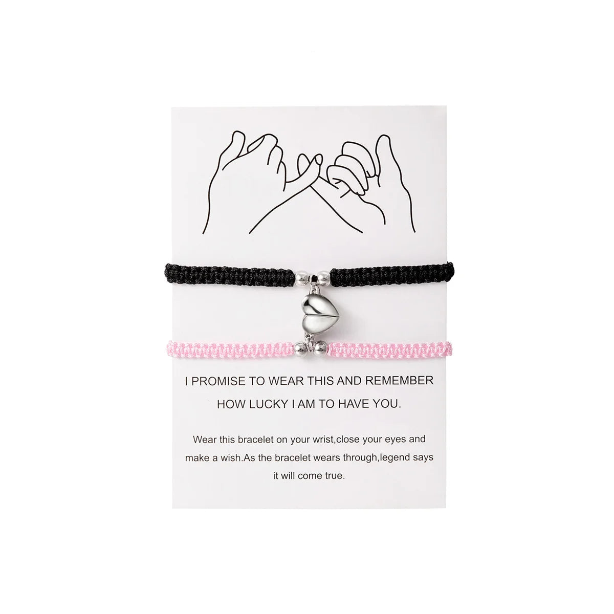 Heart friendship bracelet