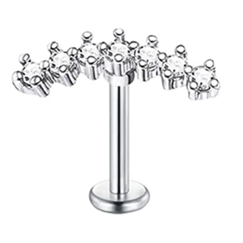 Flat back earrings
