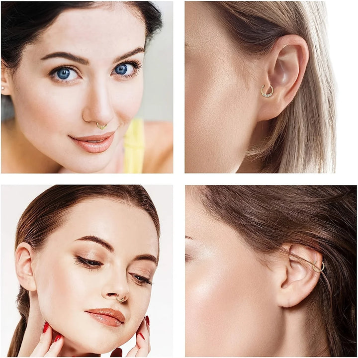 Forward helix piercing