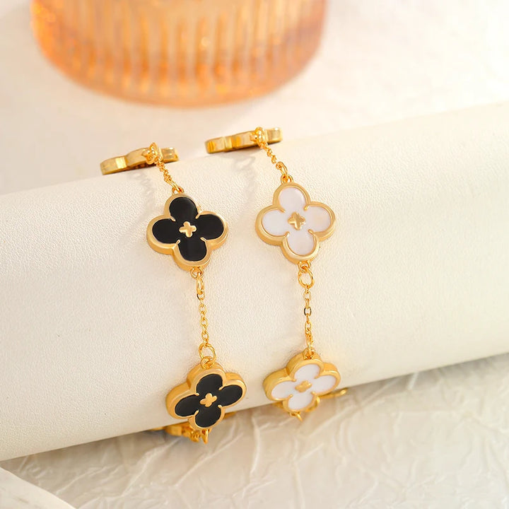 4 leaf clover bracelet