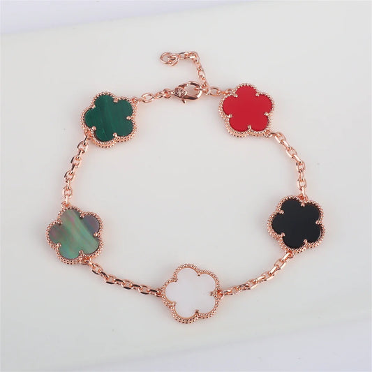 Birth flower bracelet