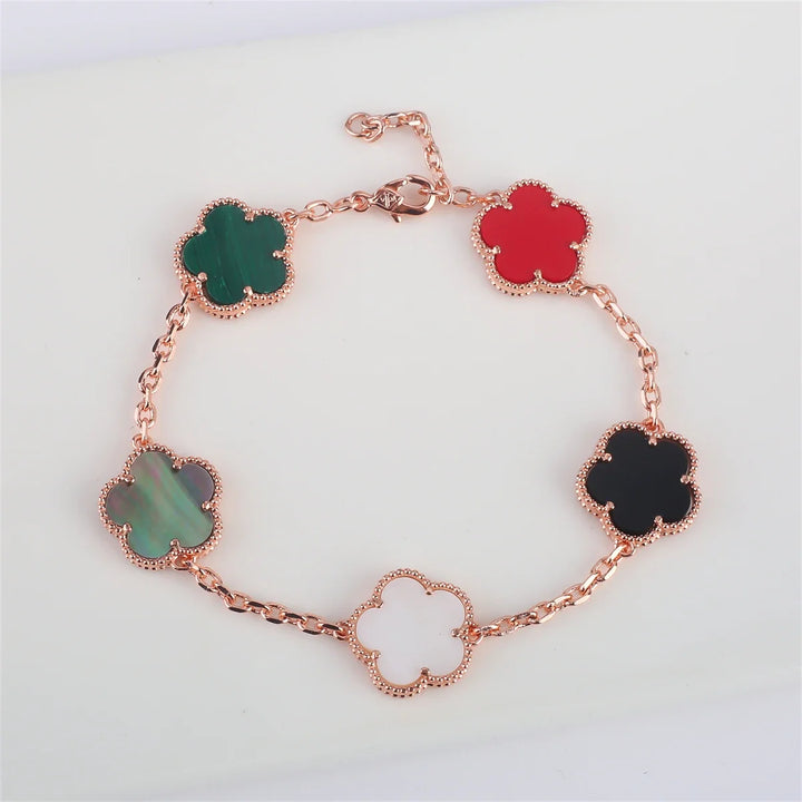 Birth flower bracelet