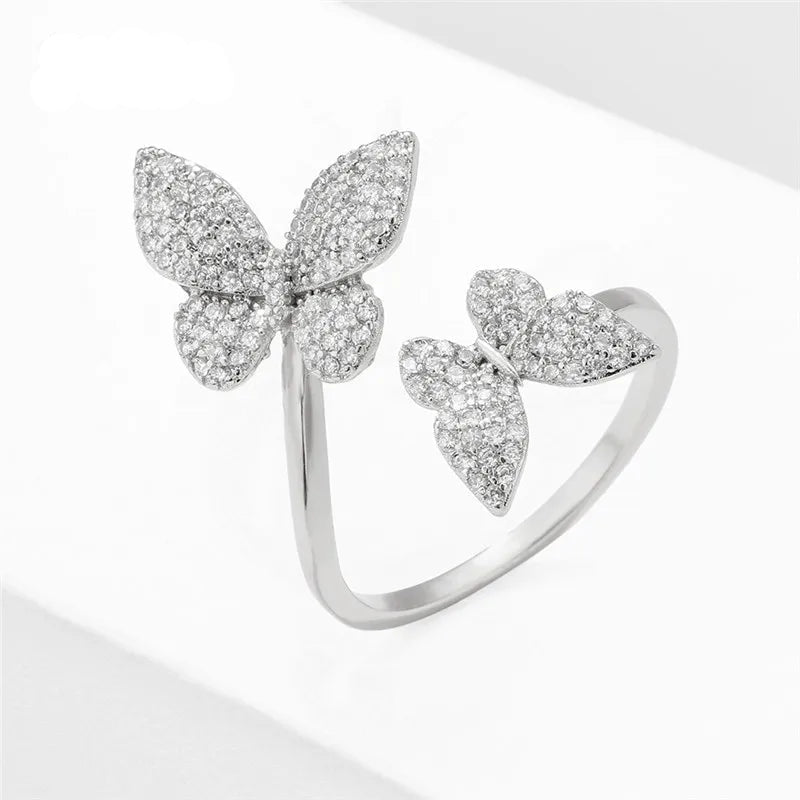 Large butterfly ring