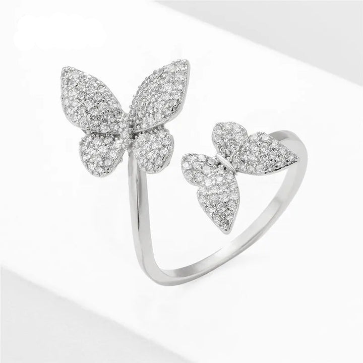 Large butterfly ring