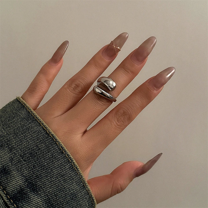 Silver cuff bangle bracelet