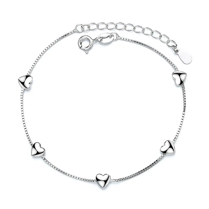 Silver butterfly bracelet