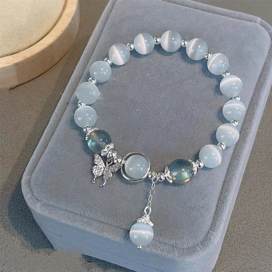 Flower beads bracelet