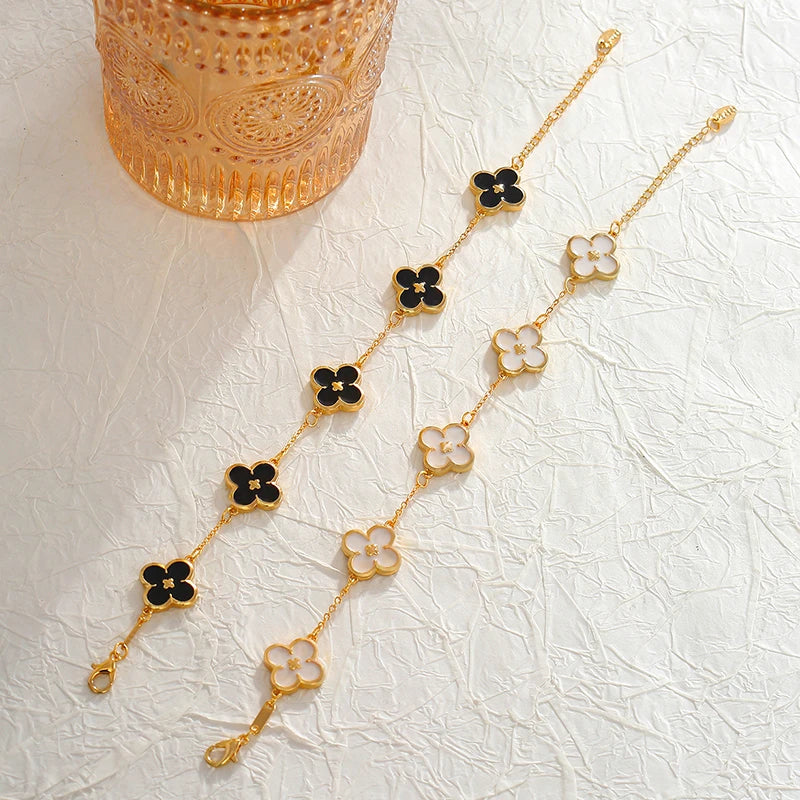 4 leaf clover bracelet
