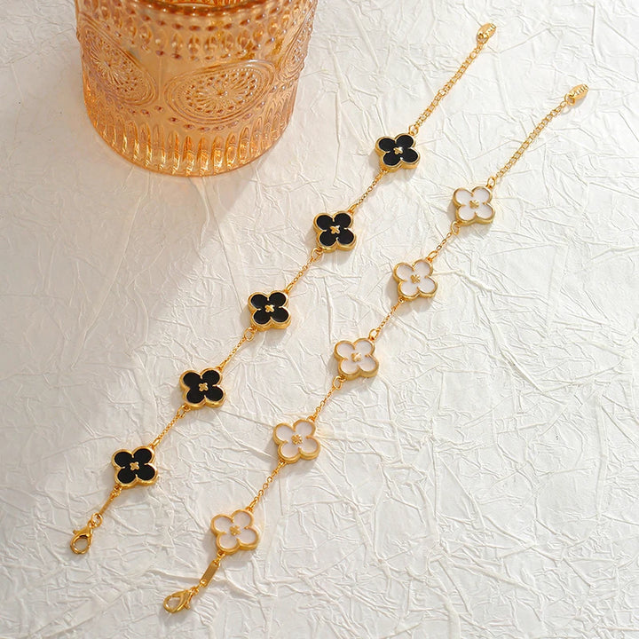 4 leaf clover bracelet