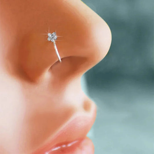 Flower nose ring