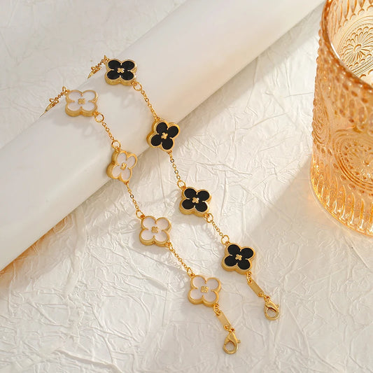 4 leaf clover bracelet
