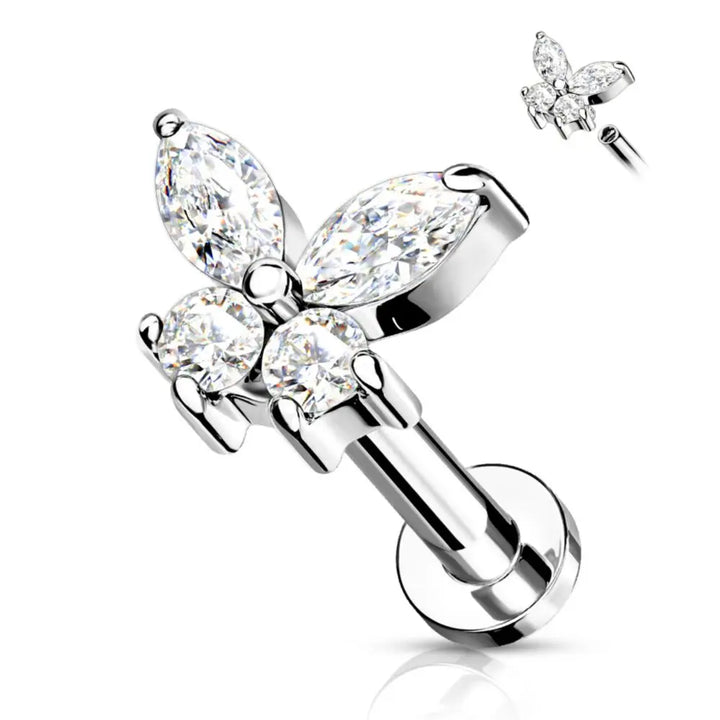 Flat back earrings