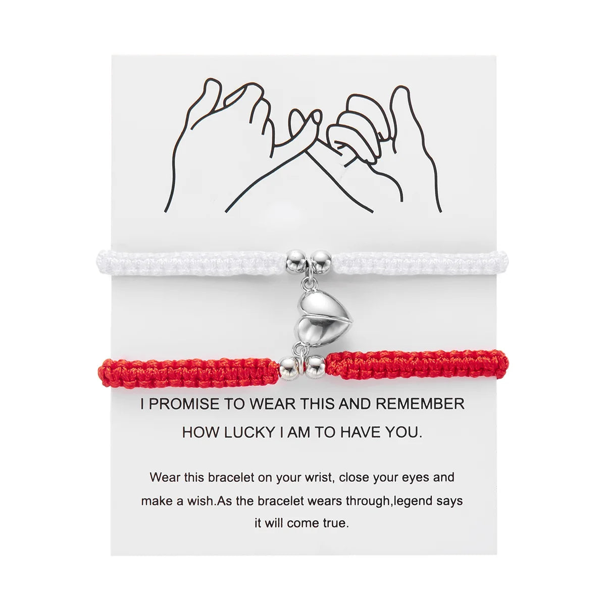 Heart friendship bracelet
