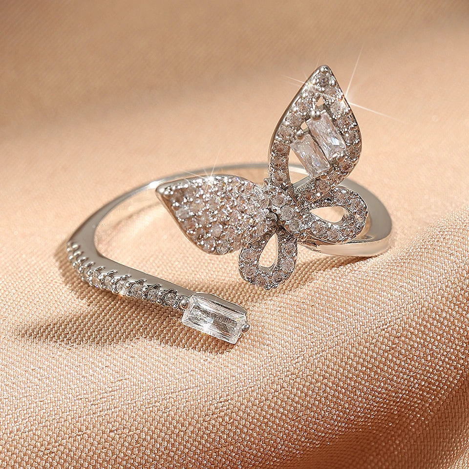 Large butterfly ring