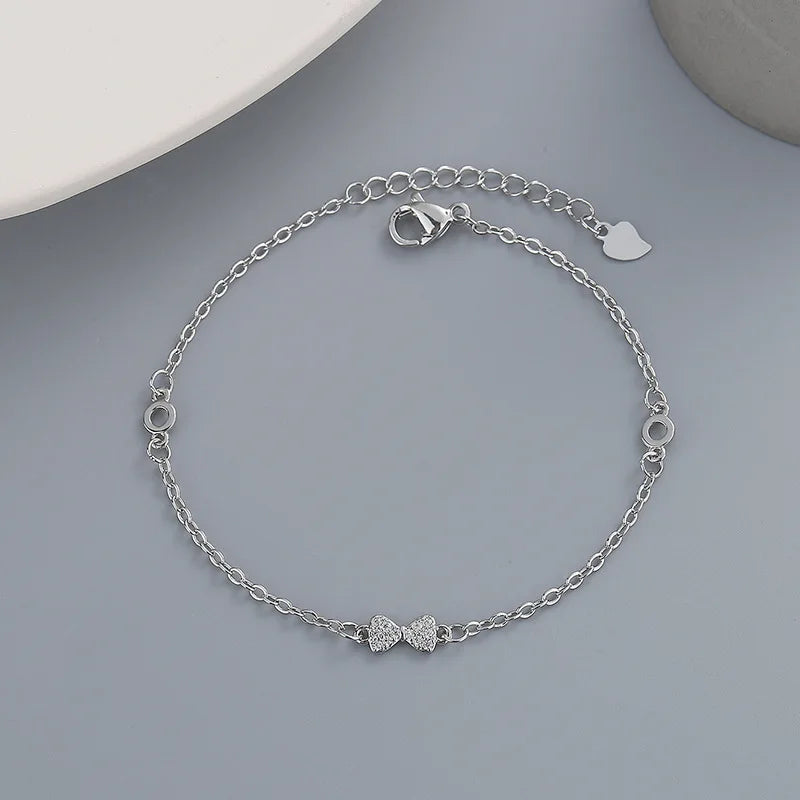 Silver butterfly bracelet