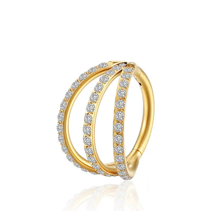 Triple helix piercing