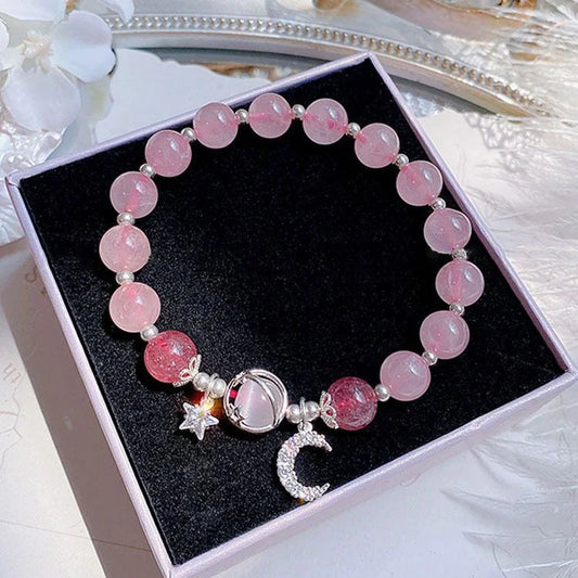 Flower beads bracelet