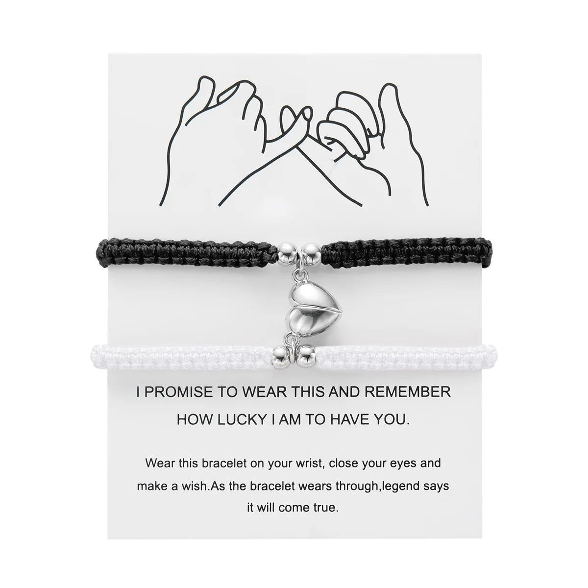 Heart friendship bracelet