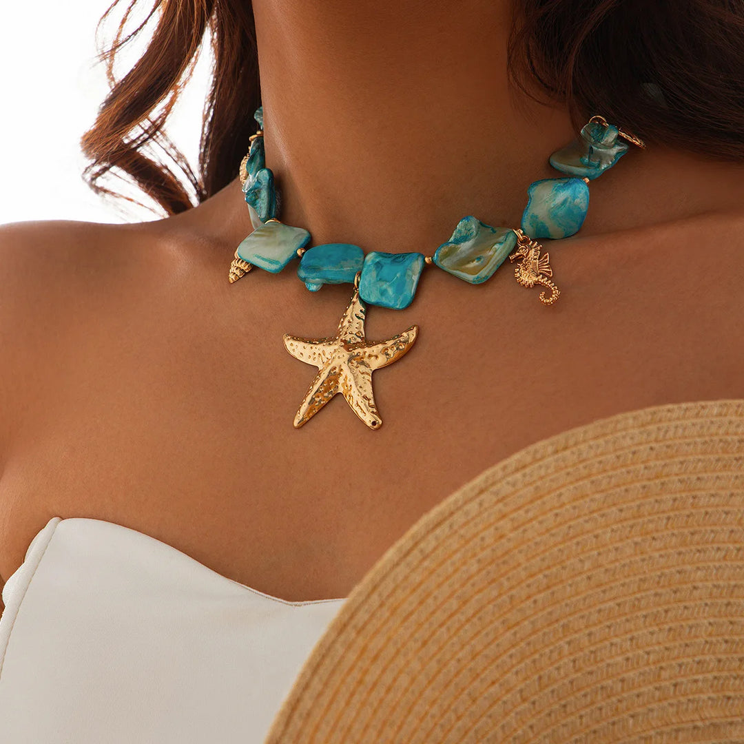Nautical star necklace