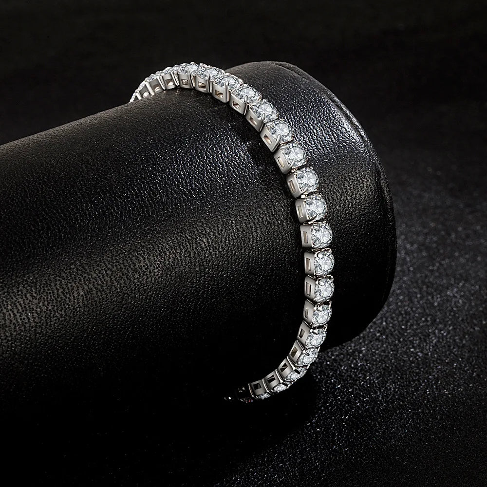 Silver bangle bracelets