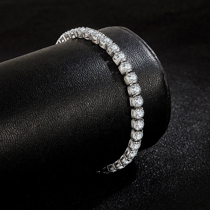 Silver bangle bracelets
