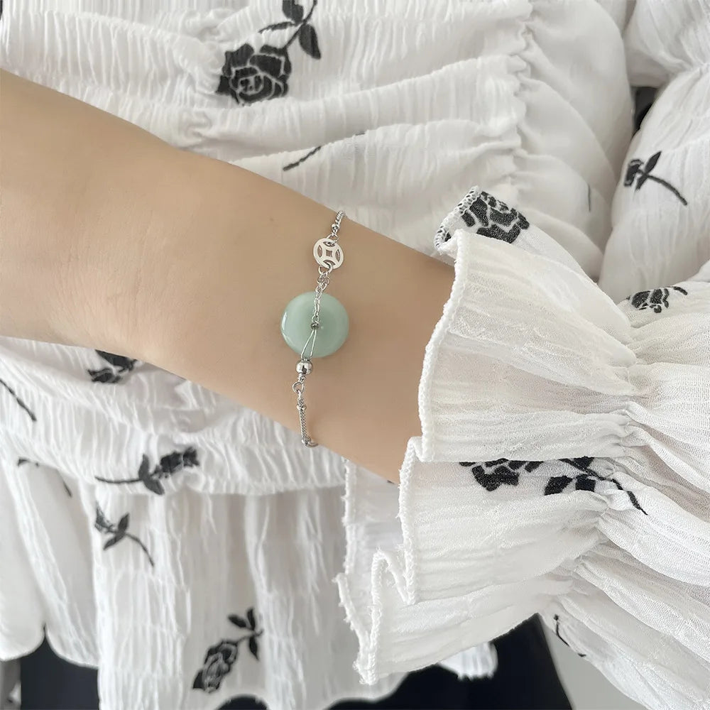 Silver butterfly bracelet