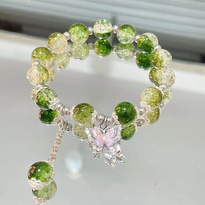 Flower beads bracelet