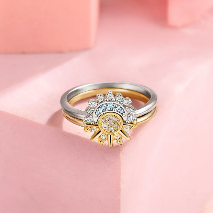 Sun and Moon ring