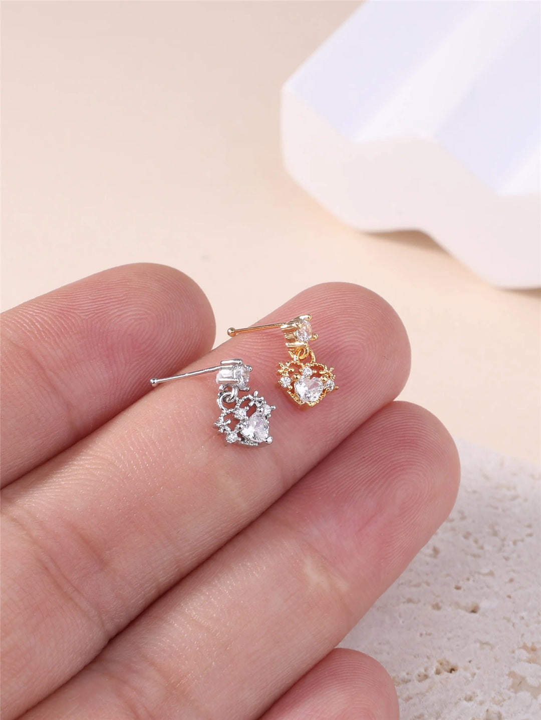 Heart nose ring
