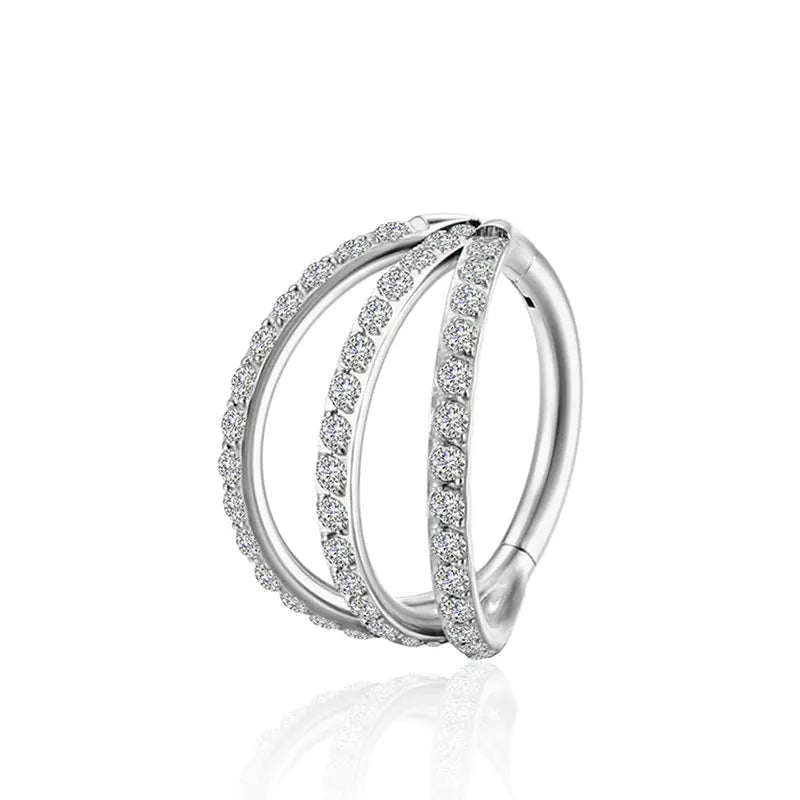 Triple helix piercing