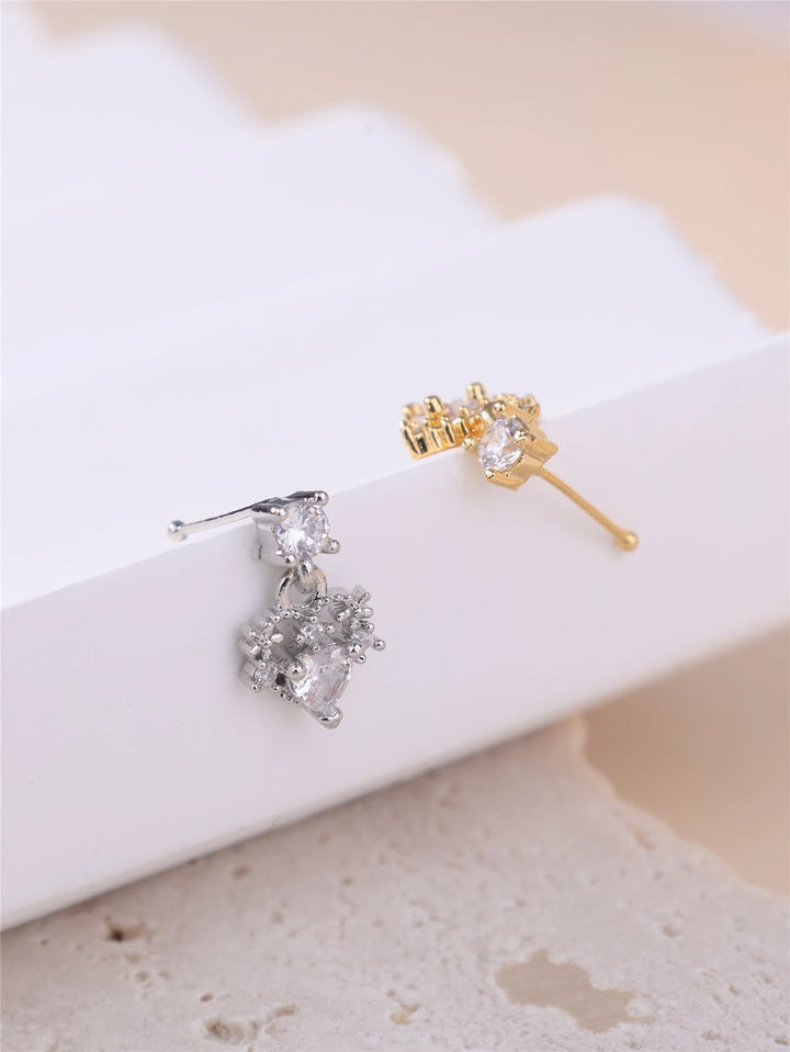 Heart nose ring