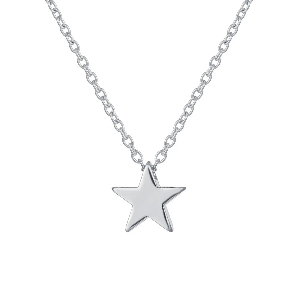 Gold star necklace