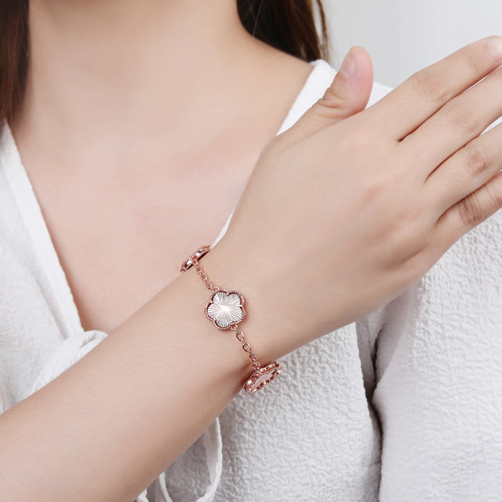 Birth flower bracelet