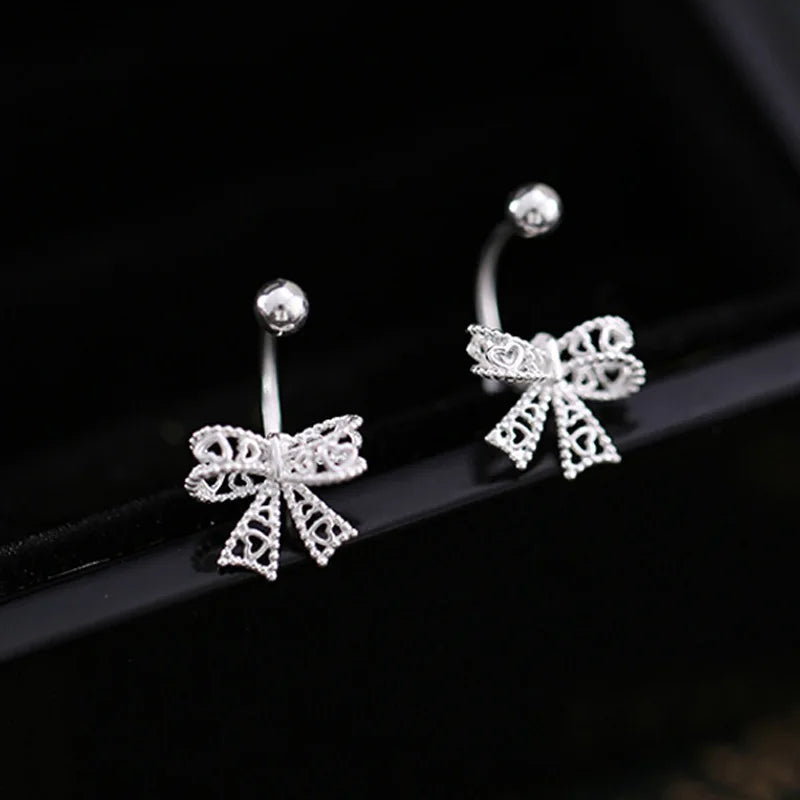Silver earrings