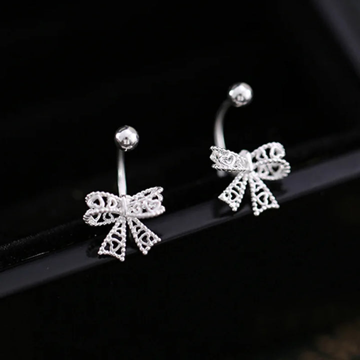Silver earrings