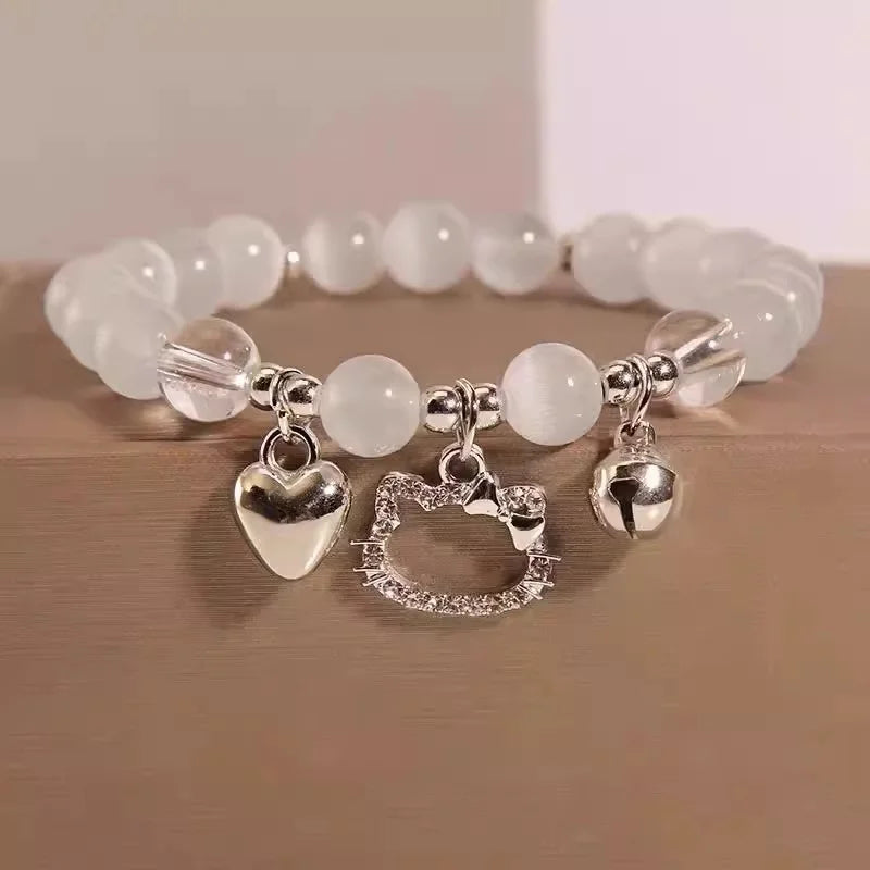 Flower beads bracelet