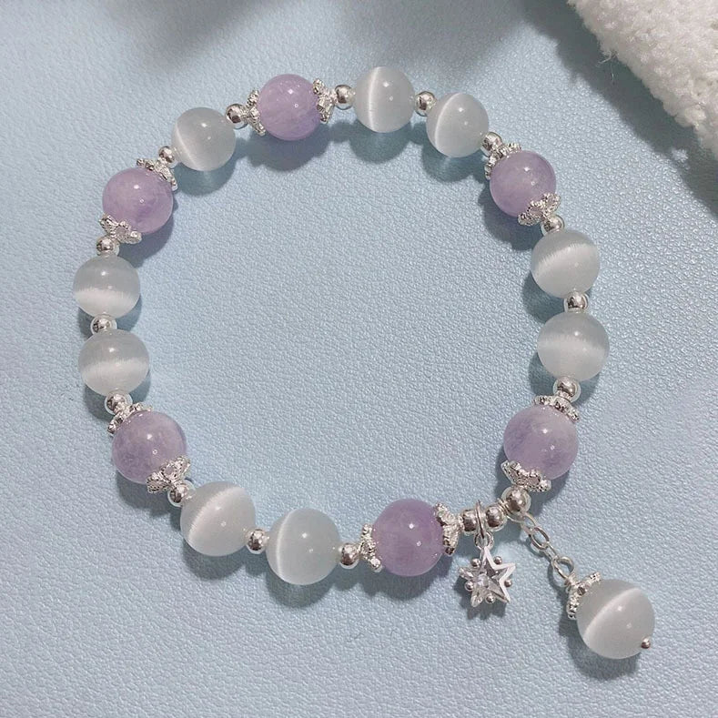 Flower beads bracelet