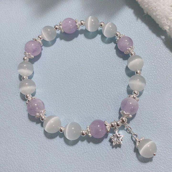 Flower beads bracelet